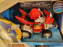 New Sonic Sega All-Stars Racing Knuckles The Echidna Pull Back Racer 5.25in
