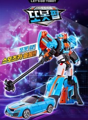 Tobot POP Convertible Sports Car Transformer Star Robot Figure Young Toy 2025