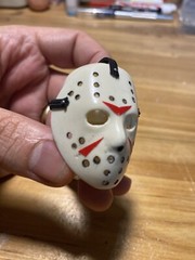 Jason Mask Friday The 13th Custom Voorhees Hockey Mask 1/6 Scale For Figure