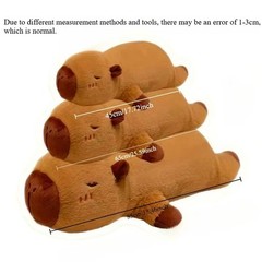 Kawaii Capybara Plush Toy Stuffed Capibara Fluffy Doll Long Sleep Soft Pillow