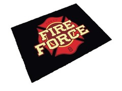 Fire Force Doormat 60×40 cm – Black Logo SD Toys