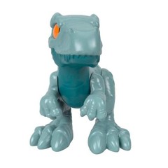 Giganotosaurus Dinosaur Action Figure Small Plastic Gray Moveable Limbs Pretend