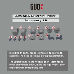 3D DIY Filler Upgrade Kit For ARMADA NEMESIS PRIME Accessories GO BETTER