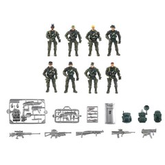 8pcs 10cm Movable Joints Military Soldiers SWAT Action Figure Model Toy Gift