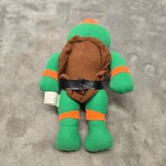 Vintage 1989 TMNT Michelangelo Plush Ace Novelty Teenage Mutant Hero Turtles 9″