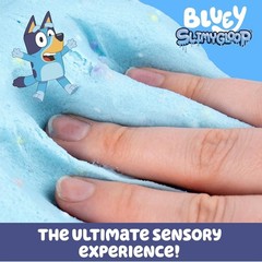 8 Oz. Bluey Cloud Slime – Fluffy Blueberry Sensory Fun with Rainbow Mix-Ins