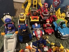 Paw Patrol Figures, Vehicles, And Others Lot