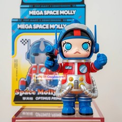 POP MART MEGA Space Molly 100% Orange Juice Series Confirmed Blind Box Figure