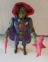 Defenders of the Earth MING the Merciless 1985 Galoob w/ Cape Gun Broken Staff