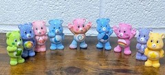 Care Bears Special Collector Set Glitter Friends Exclusive Toy Set Of 9 Figures