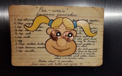 Pee-Wee’s Playhouse PENNY magnet, handmade, Retro Cool!