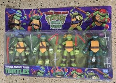 TMNT Mutant Mayhem Action Figures Lot of 4 Ninja Turtles Bootlegs KO Knock Off