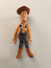 Disney Pixar Toy Story Woody 16 in Figure w/ Removable Hat Multicolor