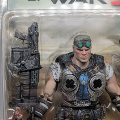 NECA Gears of War 3 Damon Baird Retro Lancer Figure NEW
