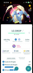 Pokemon✨Shiny Dragonite Special Mega Background✨Trade✨Go✨Tour Kalos 2026✨3 Move