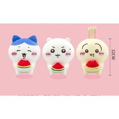 X11 Chiikawa Watermelon Series Plush Doll Hachiware Stuffed Toy Pillow Cos