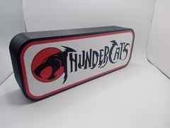 Retro Thundercats logo light box sign for vintage collection display Large 11 in