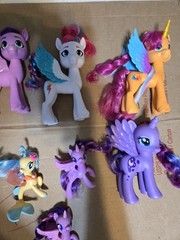 My Little Pony Hasbro Lot Of 10 Various Size Ponies