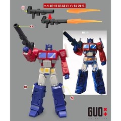 3D Printed Red & Blue Replacement Parts Upgrade Kit for SS Series Action Figure
