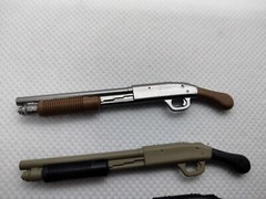 Pump Shotgun Short Type 1/12 Scale Gun Weapon Action Figure Accessory Force