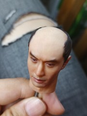 1/12 Japanese samurai soldiers Head Sculpt Fit 6” Male Action Figure Body Toy