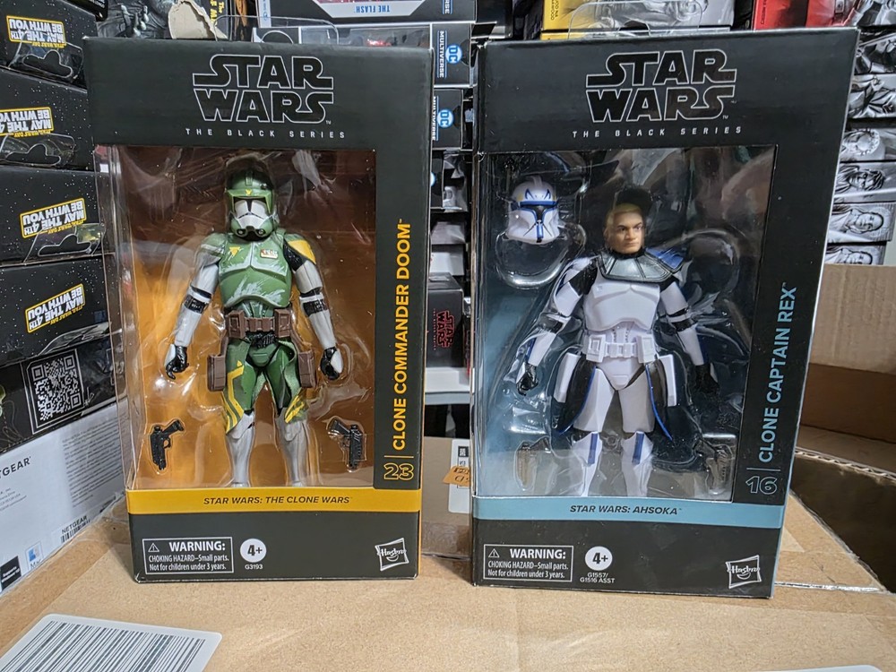 Star Wars The Black Series Clone Commander Doom & Commander Rex – In hand