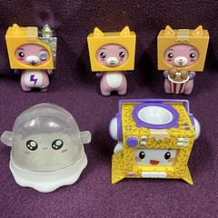 LankyBox Plastic Figure Lot Boxy Milky Ghosty Lankybot
