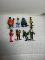 FAT ALBERT AND THE JUNKYARD GANG COSBY KIDS ACTION FIGURES. FULL SET OF 8