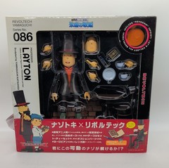 Revoltech Yamaguchi Professor Layton Action Figure No.086 KAIYODO Revochip NEW