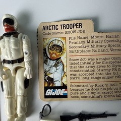 GI Joe Snow Job 1983 v1 *100% COMPLETE w/File Card, Excellent!* Vintage ARAH