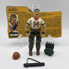 1988 GI JOE TIGER FORCE BAZOOKA v2 100% COMPLETE WITH FILE CARD