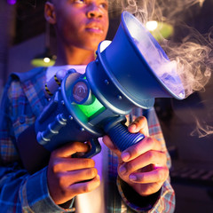 Minions Illumination’S Monsters Fart Blaster Pro with 8 Stink Settings, Shoots S