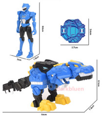 Miniforce Super Dino Power Trans Head Volt TYRAKA Armor T-Rex Robot Figure