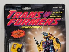 1994 Hasbro Transformers G2 Vintage Decepticon Mixmaster Constructicon Yellow