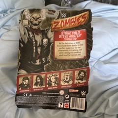 WWE Zombies Stone Cold Steve Austin Zombified Boxed Plastic Figure Ages 6+