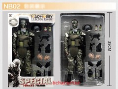 1:6 Soldier Model Counterterrorism Team SWATI2 “Movable Soldier Figure