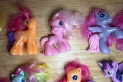 Vintage Hasbro My Little Pony & Trolls Toy 19x Figure LOT + Gi-Go Ponies mlp