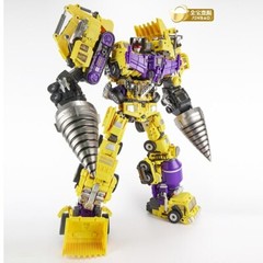 JINBAO Oversized Devastator 6pcs Full Set Green/Yellow Figure Upgrade Kit