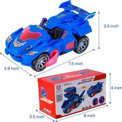 Transforming Dinosaur Toys for Kids, Auto Transformer Car Toy for Toddler Boy…