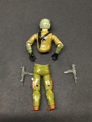 Vintage GI Joe Mobat Tank Vehicle 1982 Steeler Figure Complete w Manual, Card!