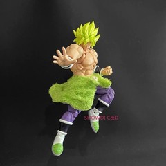 1/10 Handmade Custom Green Wired Skirt For 9” SHF Broly Action Figure（No Figure
