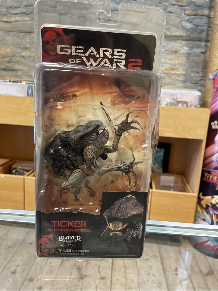 NECA Gears of War 2 Ticker Action Figures with Motorized Action Brand New (2009)