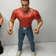 Vintage 90s Arnold Schwarzenegger Movie Figure Lot Terminator & Last Action Hero