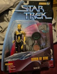 Playmates Toys Star Trek Voyager Seven of Nine Action Figure as BORG