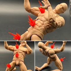 Mini Blood/Blast/Power Effects/FX For 1/12 Scale 6″ Legends Action Figures