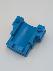 1987 Tomy Parker Brothers Spinjas Battle Stadium Ramp Launcher Blue