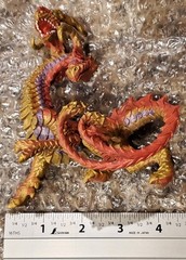 Safari Ltd Dragon Two Headed PVC/ABS Figure 2017 #1016