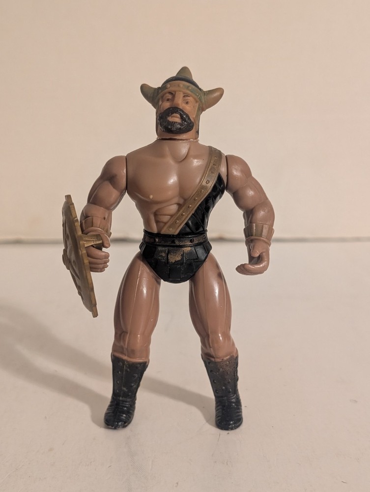 Vtg 1983 Soma Fantasy World Trikin 5.5″ Barbarian Viking With Shield
