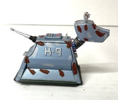 VINTAGE DR WHO K-9 ON WHEELS 2 LOT, (1) 2012 BBC WORKING SOUND & LIGHTS L@@K!