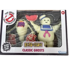 The Real Ghostbusters Ecto-Glow Classic Ghosts Slimer & Stay-Puft Action Figures